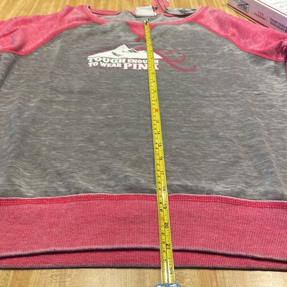 Breast Cancer Awareness Sweater size large. Zen by J.America - Picture 16 of 16